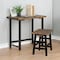 Alaterre Furniture 21" D X 30 H, 32 W X Solid Birch Wood and Metal, Rustic Natural/Black AMBA0520 - alternate 7